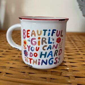 Natural Life Inspirational Mug with Colorful Design